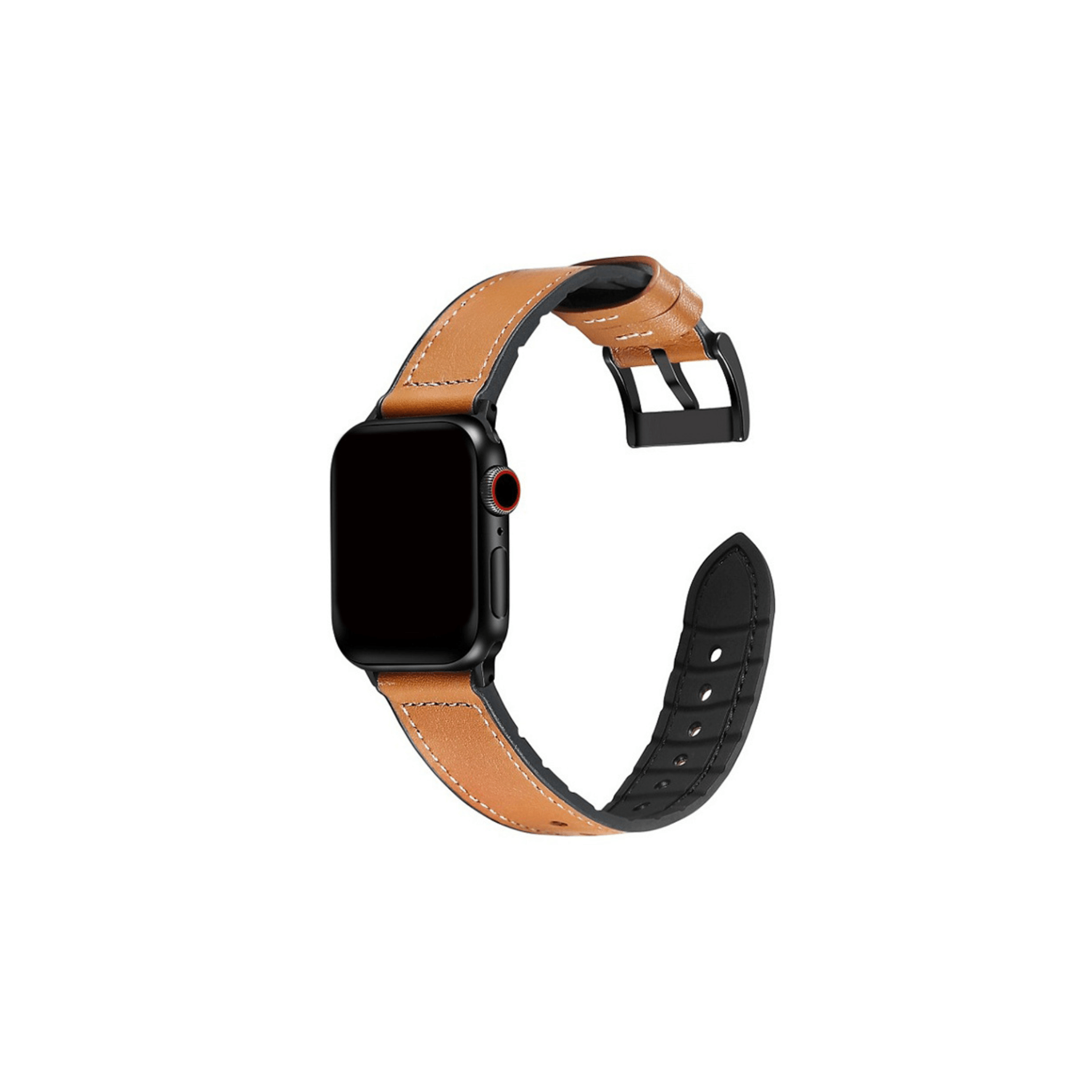 Classic Lederarmband Braun für Apple Watch – hochwertiges Echtleder, elegantes und klassisches Design.